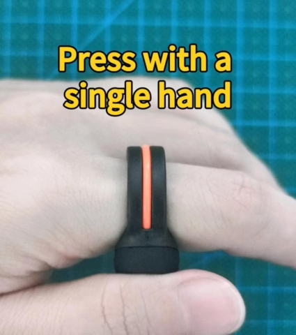 Press to switch glowing ring with a single hand- BloomBeauty4U